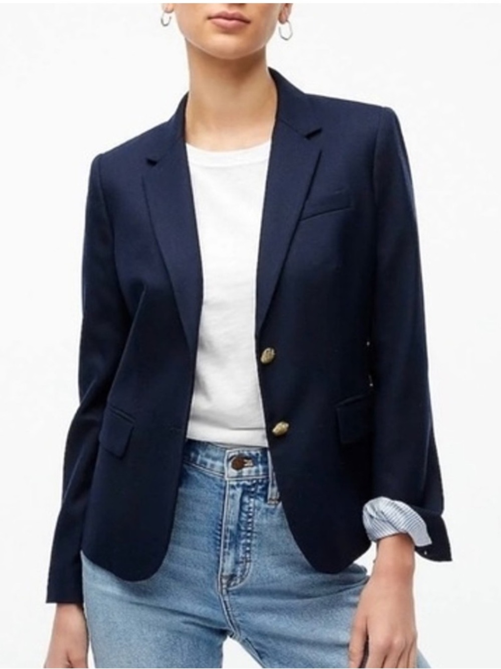 J.Crew Classic Preppy Navy Blazer Size 6